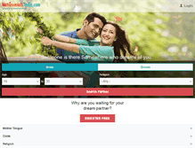 Tablet Screenshot of matrimonialsindia.com